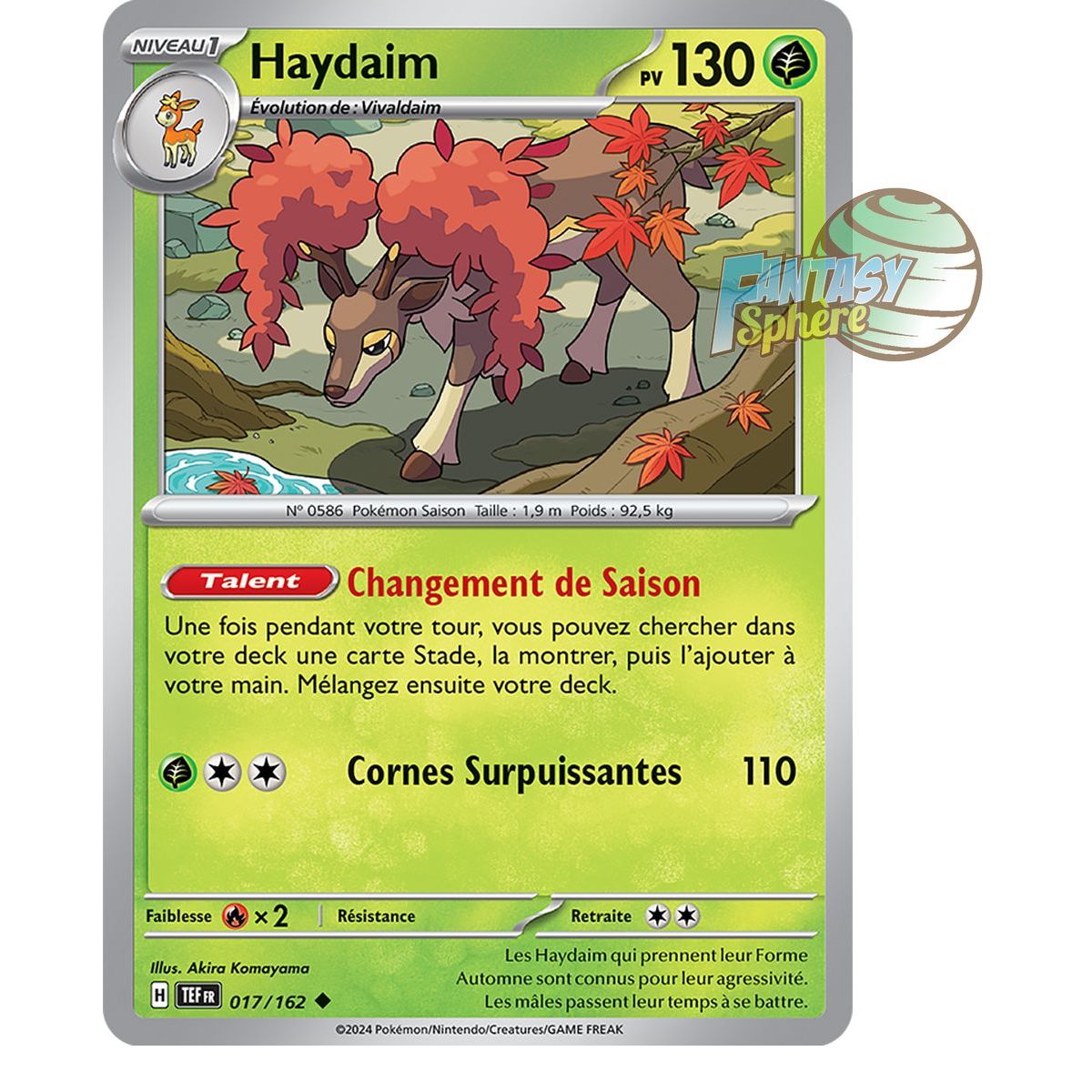 Haydaim - Uncommon 17/162 - Scarlet and Violet Temporal Forces