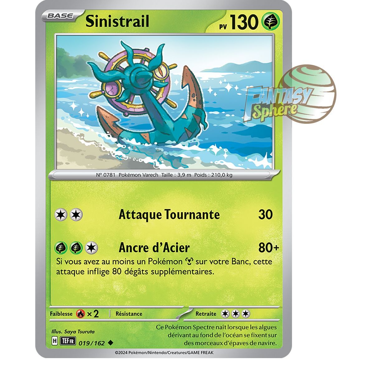 Sinistrail - Uncommon 19/162 - Scarlet and Violet Temporal Forces