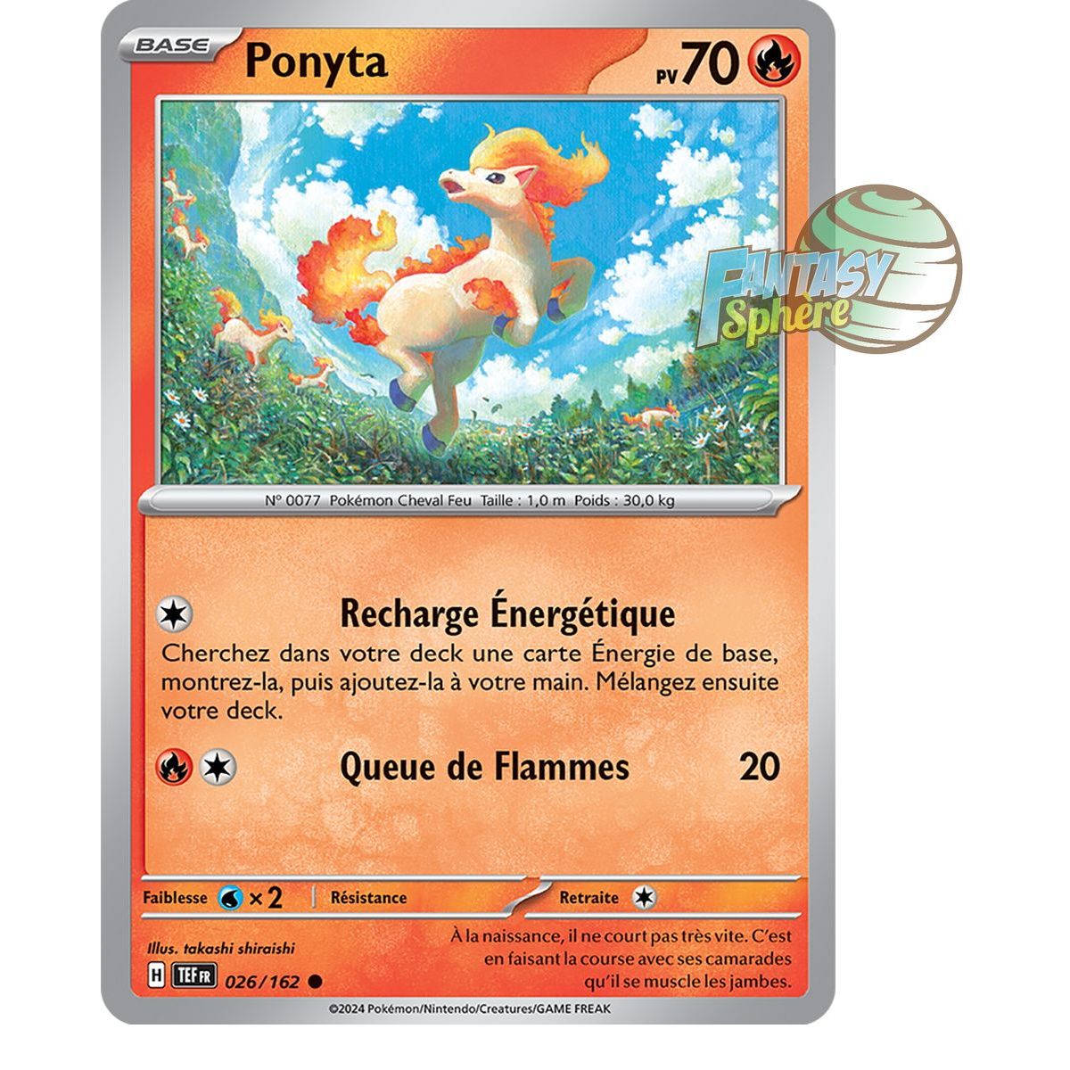 Ponyta - Reverse 26/162 - Scarlet and Violet Temporal Forces