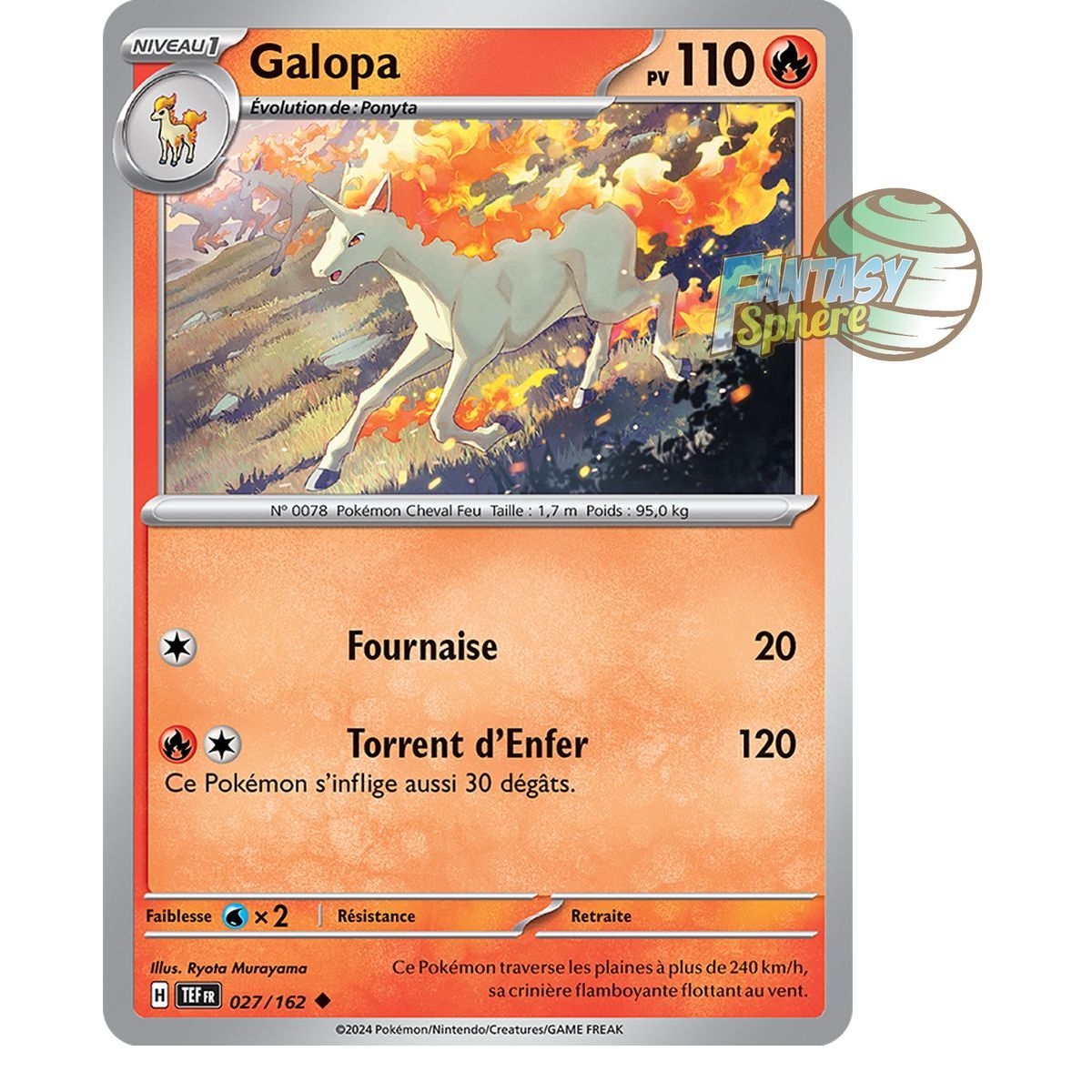 Item Gallopa - Uncommon 27/162 - Scarlet and Violet Temporal Forces