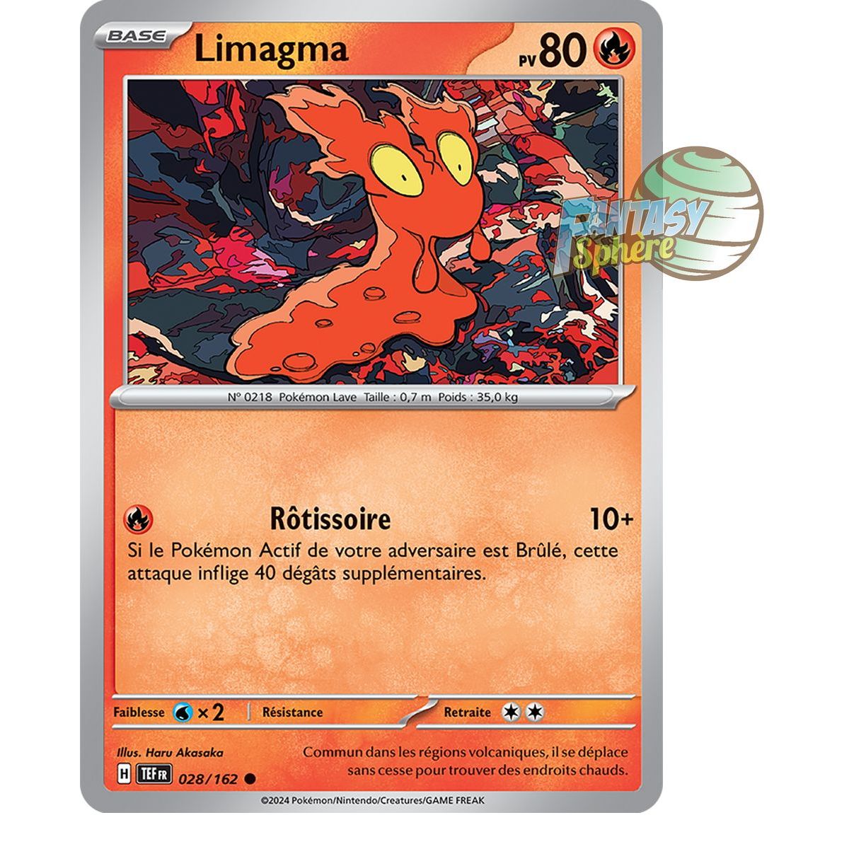 Item Limagma - Reverse 28/162 - Scarlet and Violet Temporal Forces