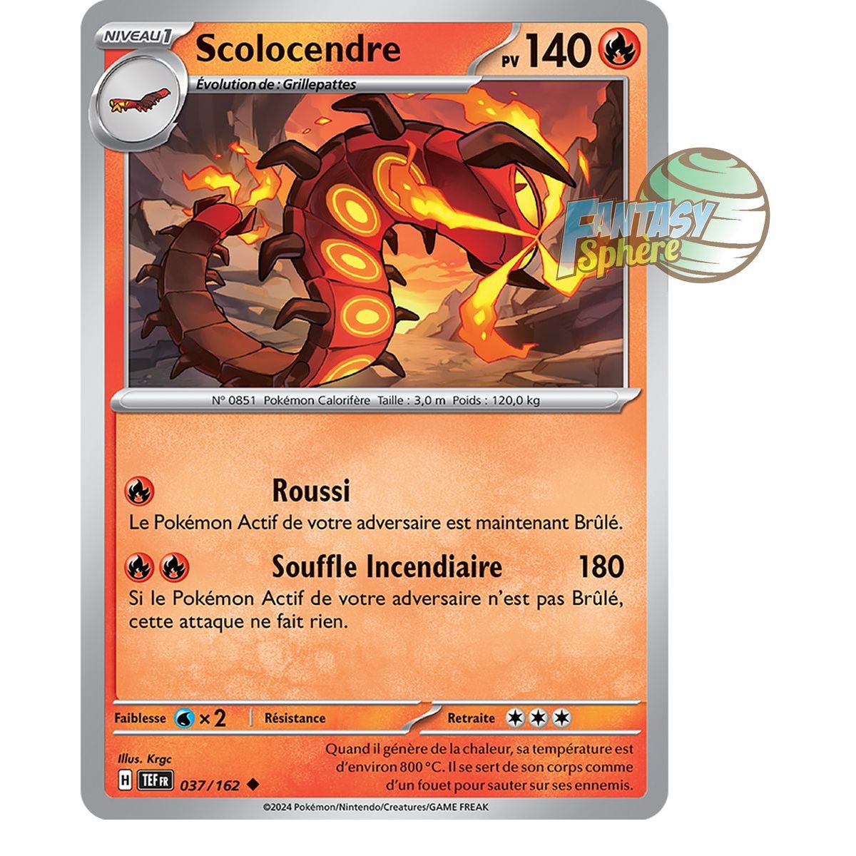 Item Scolocendre - Reverse 37/162 - Scarlet and Violet Temporal Forces