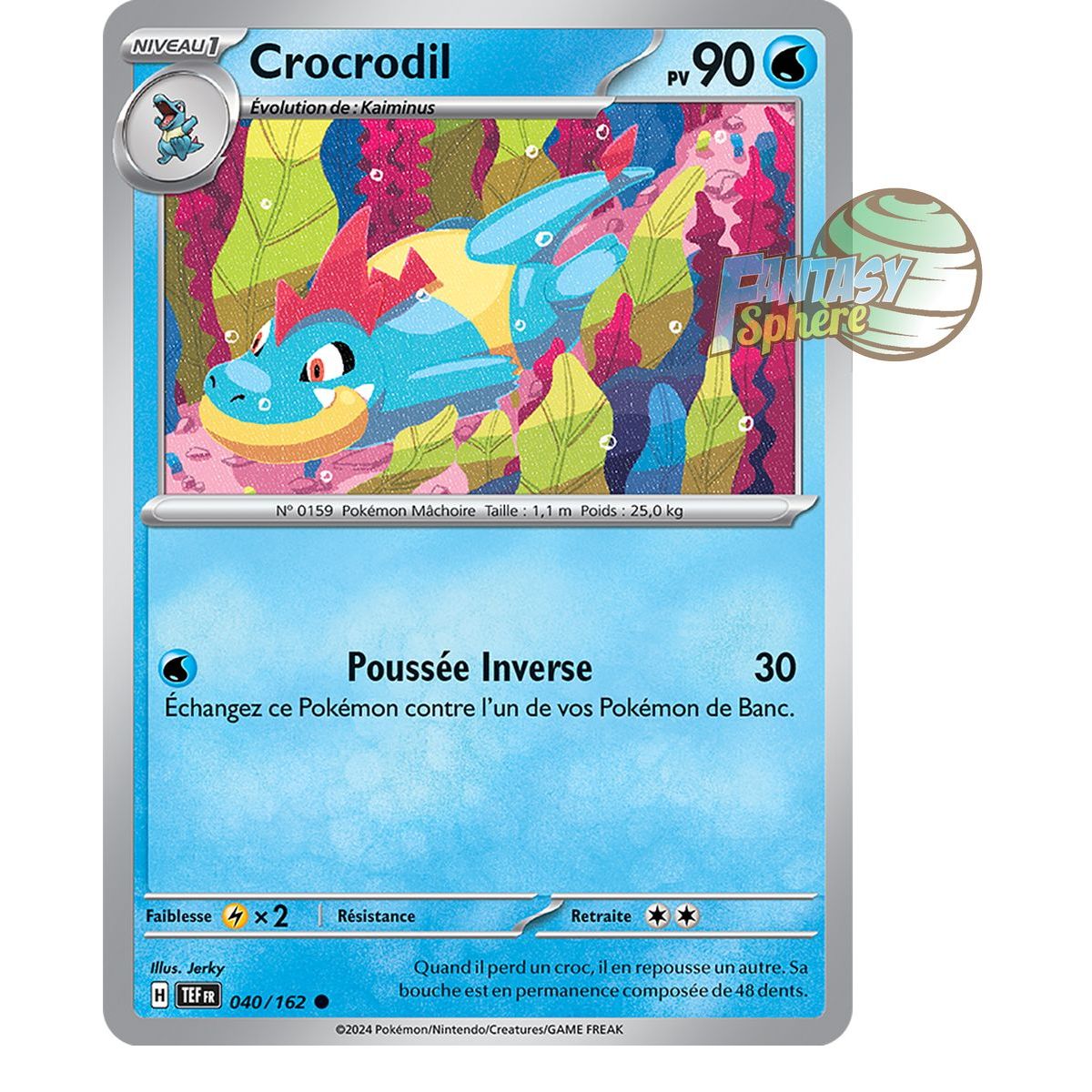 Crocrodil - Commune 40/162 - Scarlet and Violet Temporal Forces