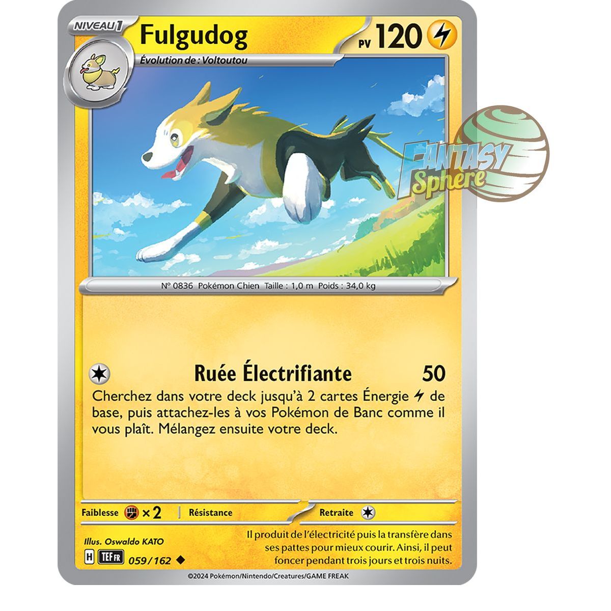 Fulgudog - Uncommon 59/162 - Scarlet and Violet Temporal Forces