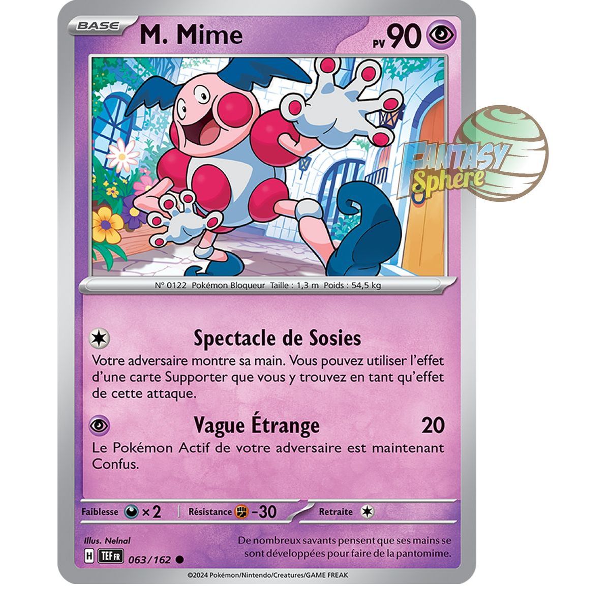 Mr. Mime - Commune 63/162 - Scarlet and Violet Temporal Forces