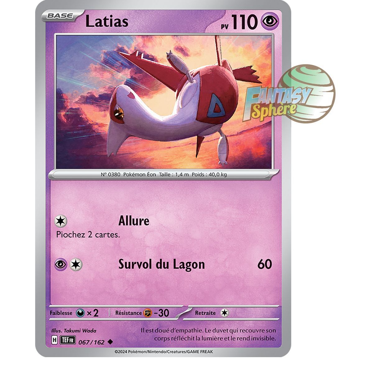 Latias - Uncommon 67/162 - Scarlet and Violet Temporal Forces