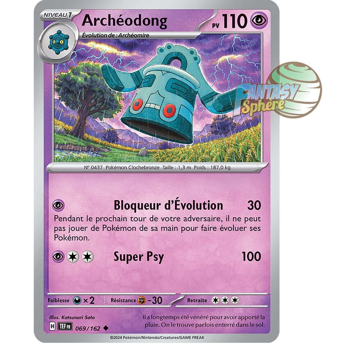 Item Archéodong - Reverse 69/162 - Scarlet and Violet Temporal Forces