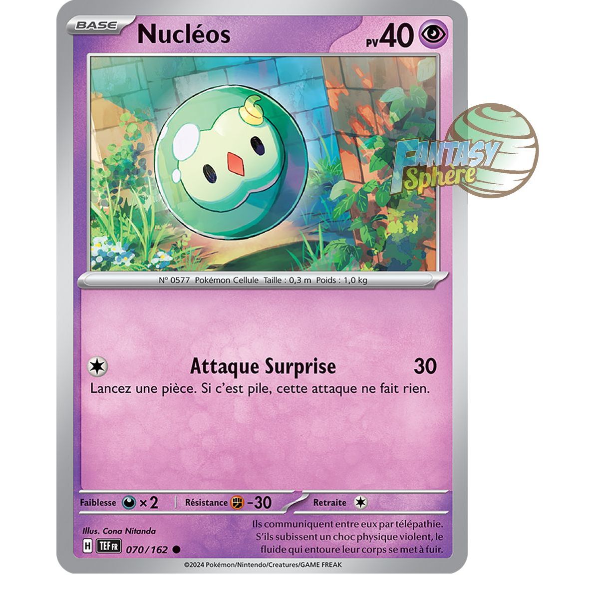 Nucléos - Reverse 70/162 - Scarlet and Violet Temporal Forces