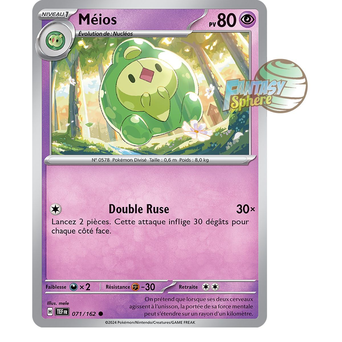 Méios - Reverse 71/162 - Scarlet and Violet Temporal Forces