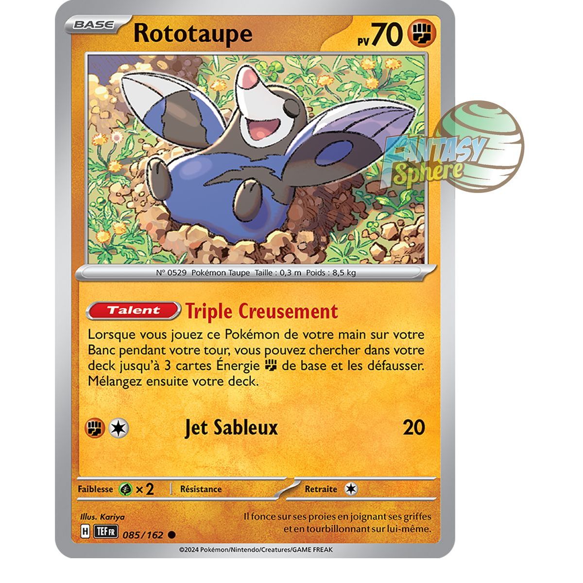 Item Rototaupe - Reverse 85/162 - Scarlet and Violet Temporal Forces