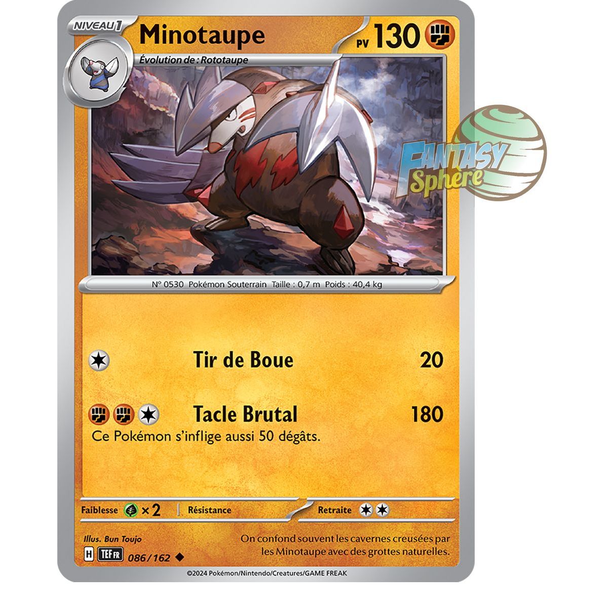 Minotaupe - Uncommon 86/162 - Scarlet and Violet Temporal Forces