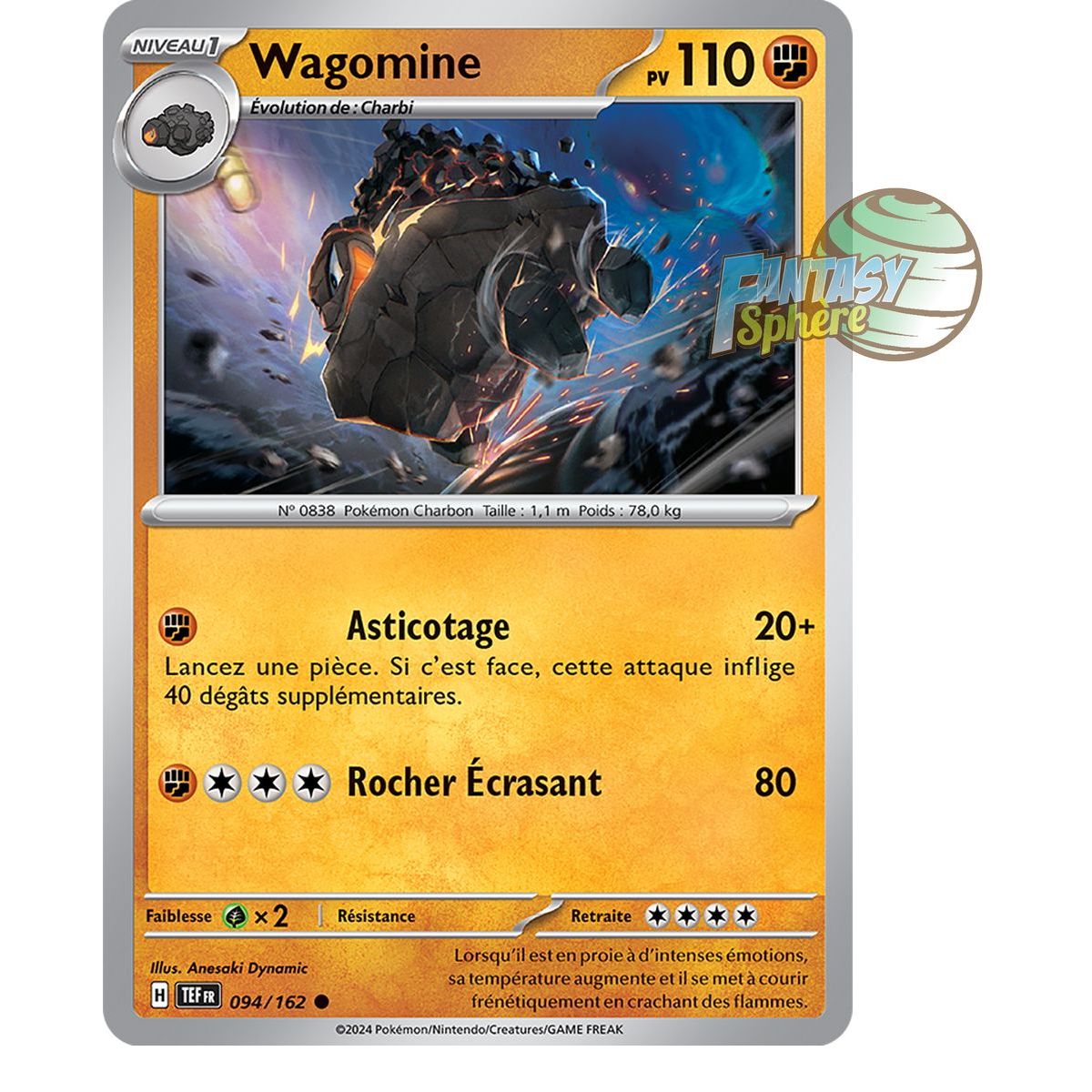 Wagomine - Reverse 94/162 - Scarlet and Violet Temporal Forces