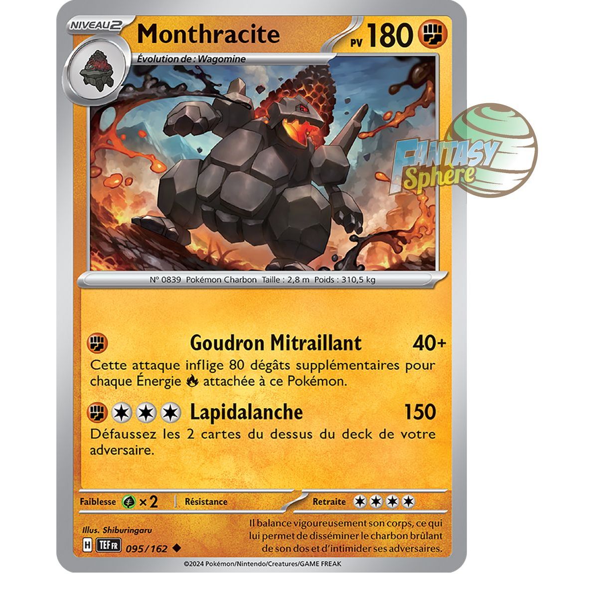 Monthracite - Uncommon 95/162 - Scarlet and Violet Temporal Forces