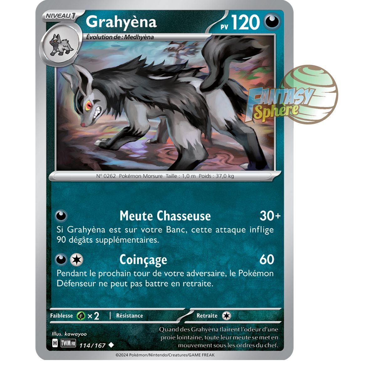 Grahyèna - Uncommon 114/167 - Scarlet and Violet Twilight Masquerade