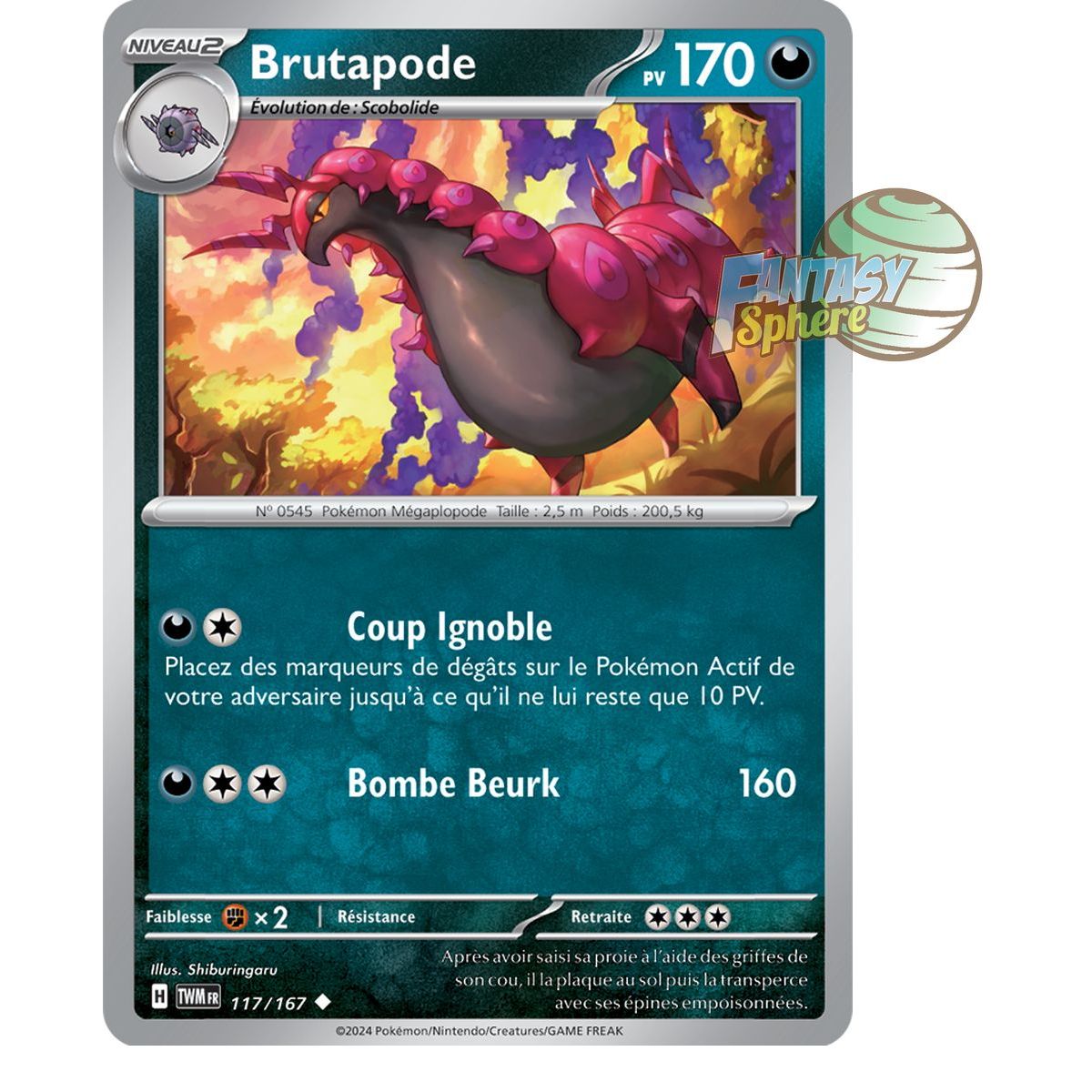 Brutapod - Uncommon 117/167 - Scarlet and Violet Twilight Masquerade