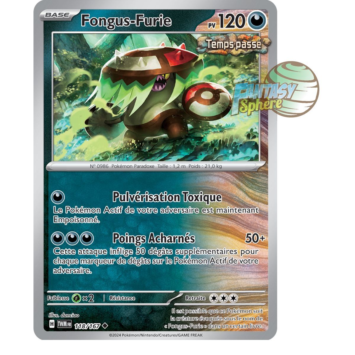 Fungus Fury - Uncommon 118/167 - Scarlet and Violet Twilight Masquerade