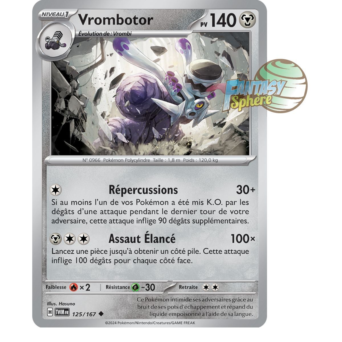 Vrombotor - Uncommon 125/167 - Scarlet and Violet Twilight Masquerade