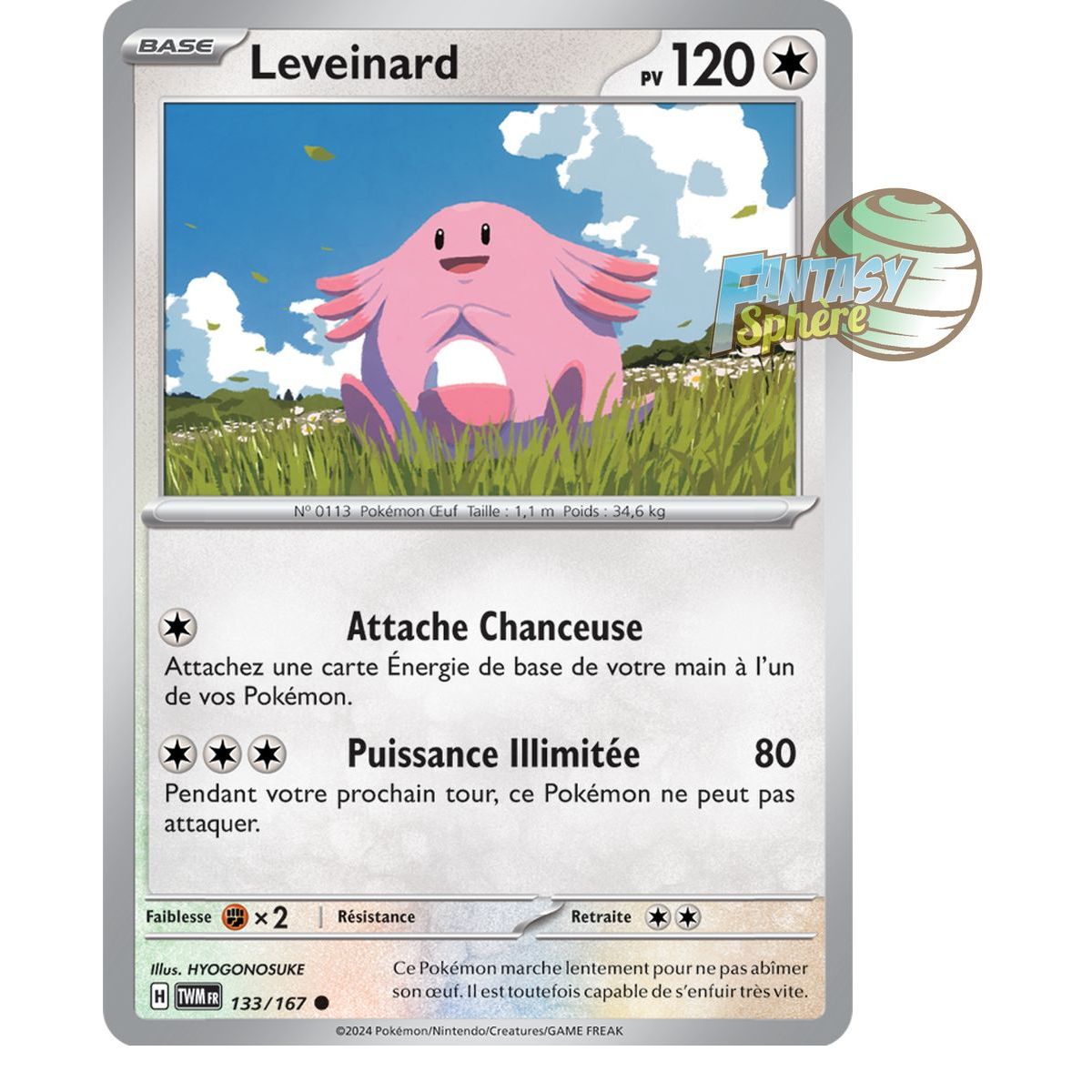 Chansey - Commune 133/167 - Scarlet and Violet Twilight Masquerade
