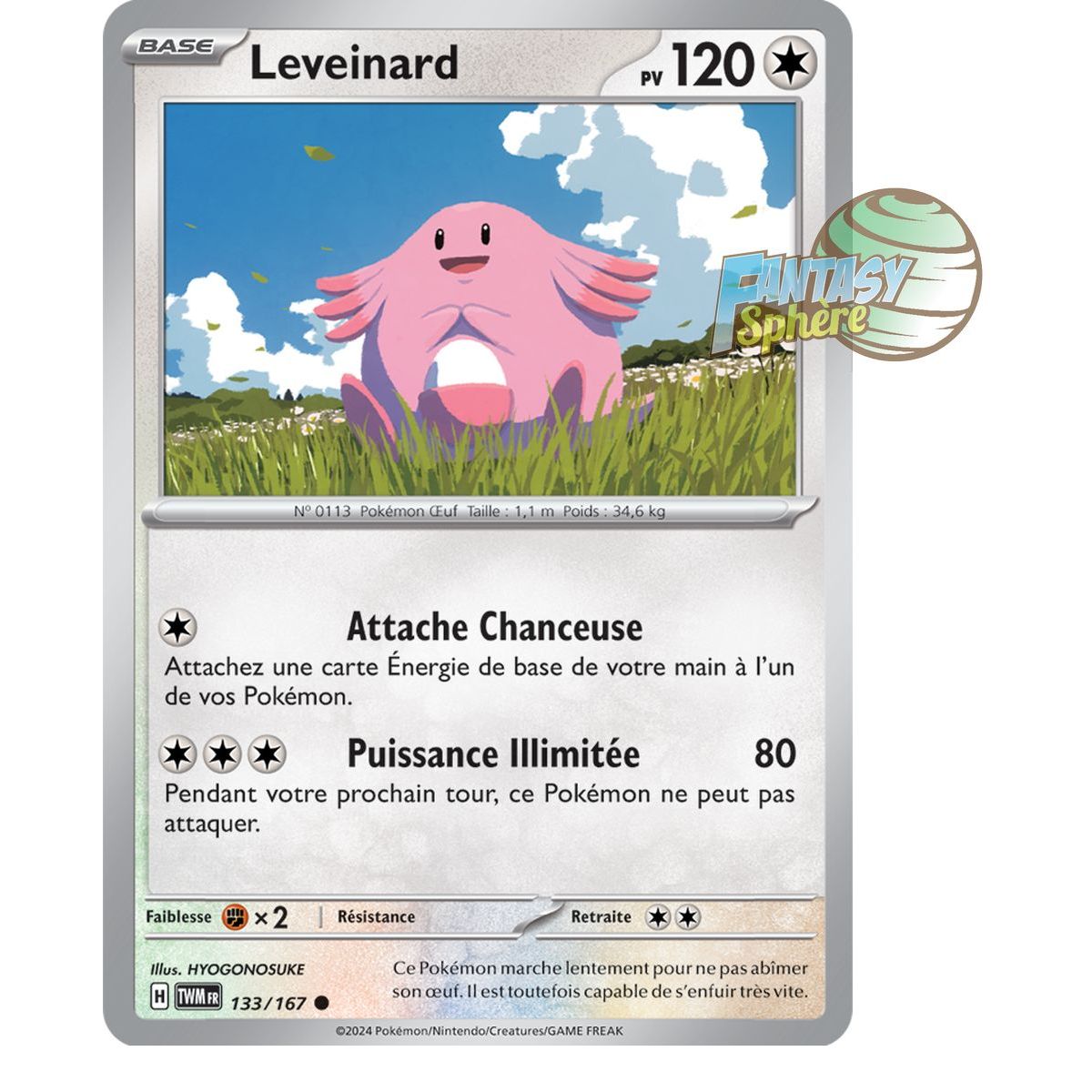 Item Chansey - Reverse 133/167 - Scarlet and Violet Twilight Masquerade