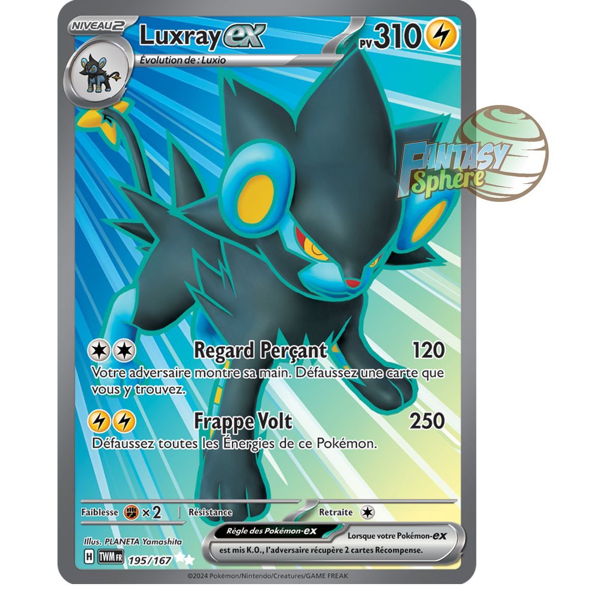 Item Luxray-ex - Ultra Rare 195/167 - Scarlet and Twilight Masquerade Violet