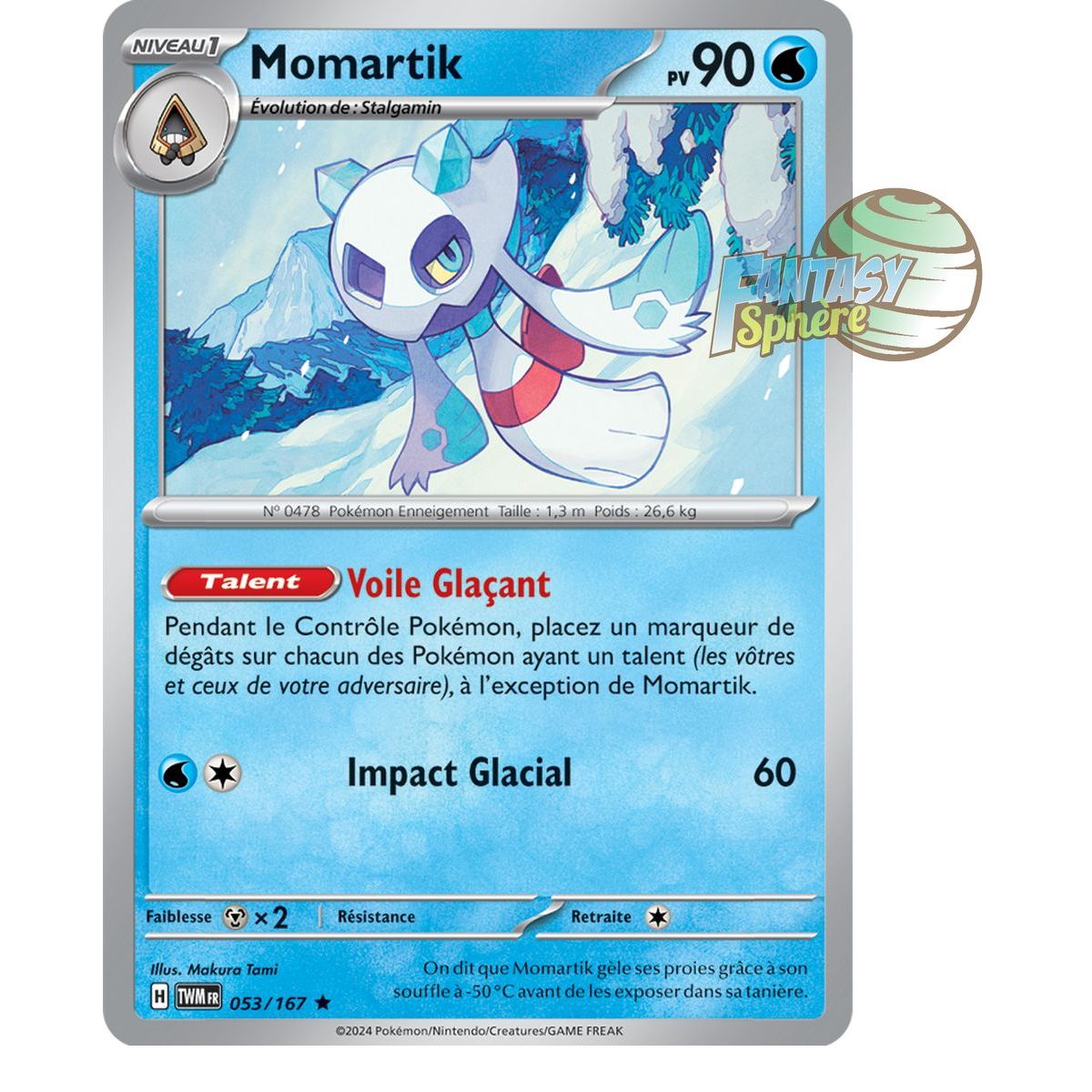 Momartik - Holo Rare 53/167 - Scarlet and Violet Twilight Masquerade