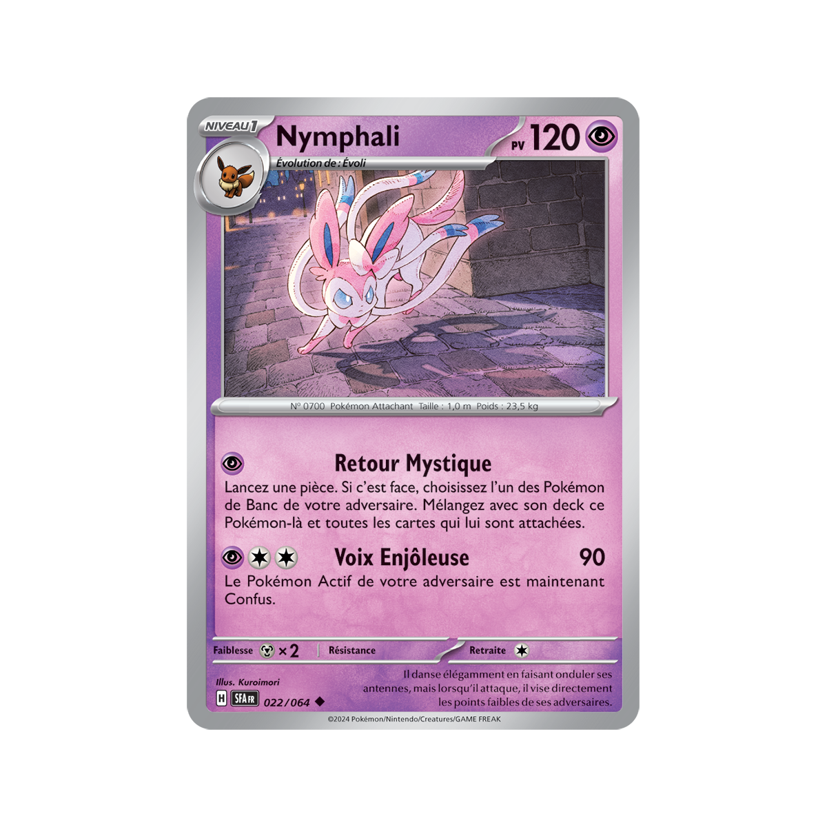 Item Nymphali - Reverse 22/64 - Scarlet and Violet Nebula Fable