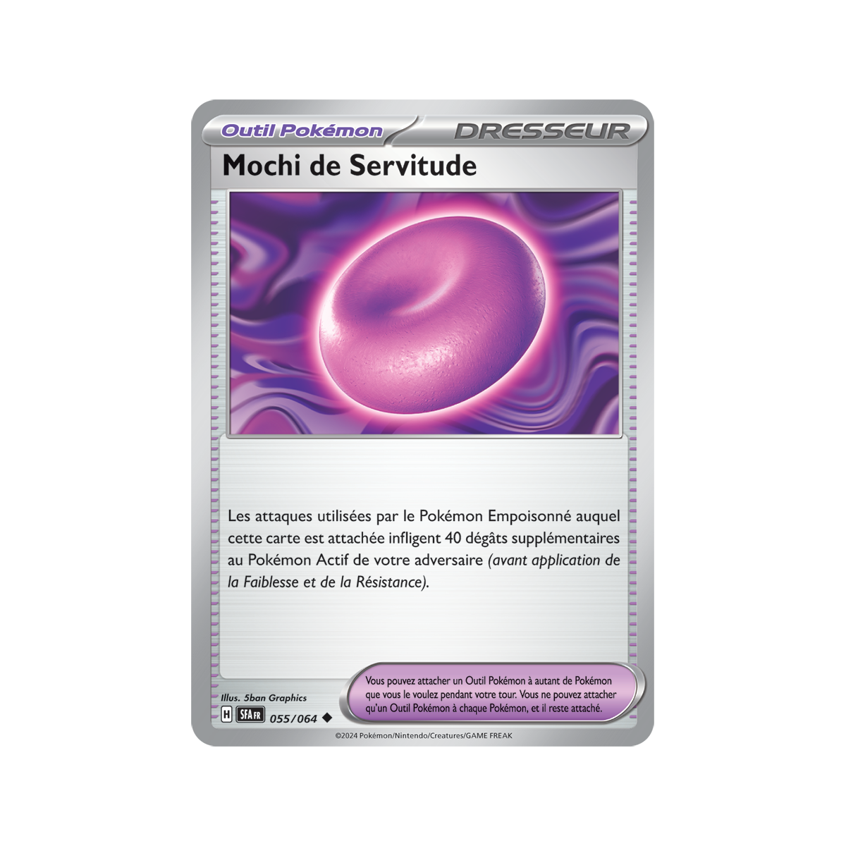 Mochi of Servitude - Reverse 55/64 - Scarlet and Purple Nebula Fable