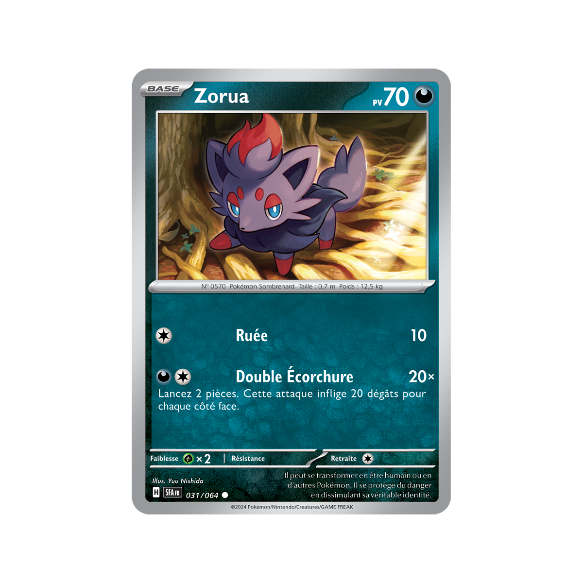 Zorua - Reverse 31/64 - Scarlet and Purple Nebula Fable