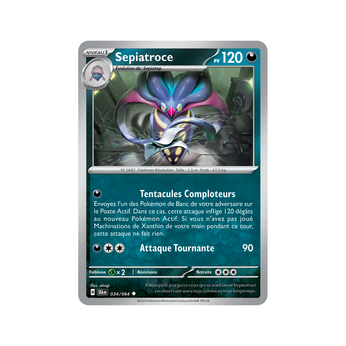 Sepiatroce - Uncommon 34/64 - Scarlet and Purple Nebula Fable