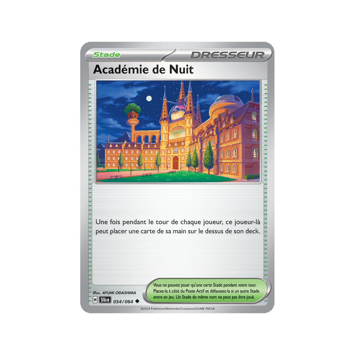 Night Academy - Uncommon 54/64 - Scarlet and Purple Nebula Fable