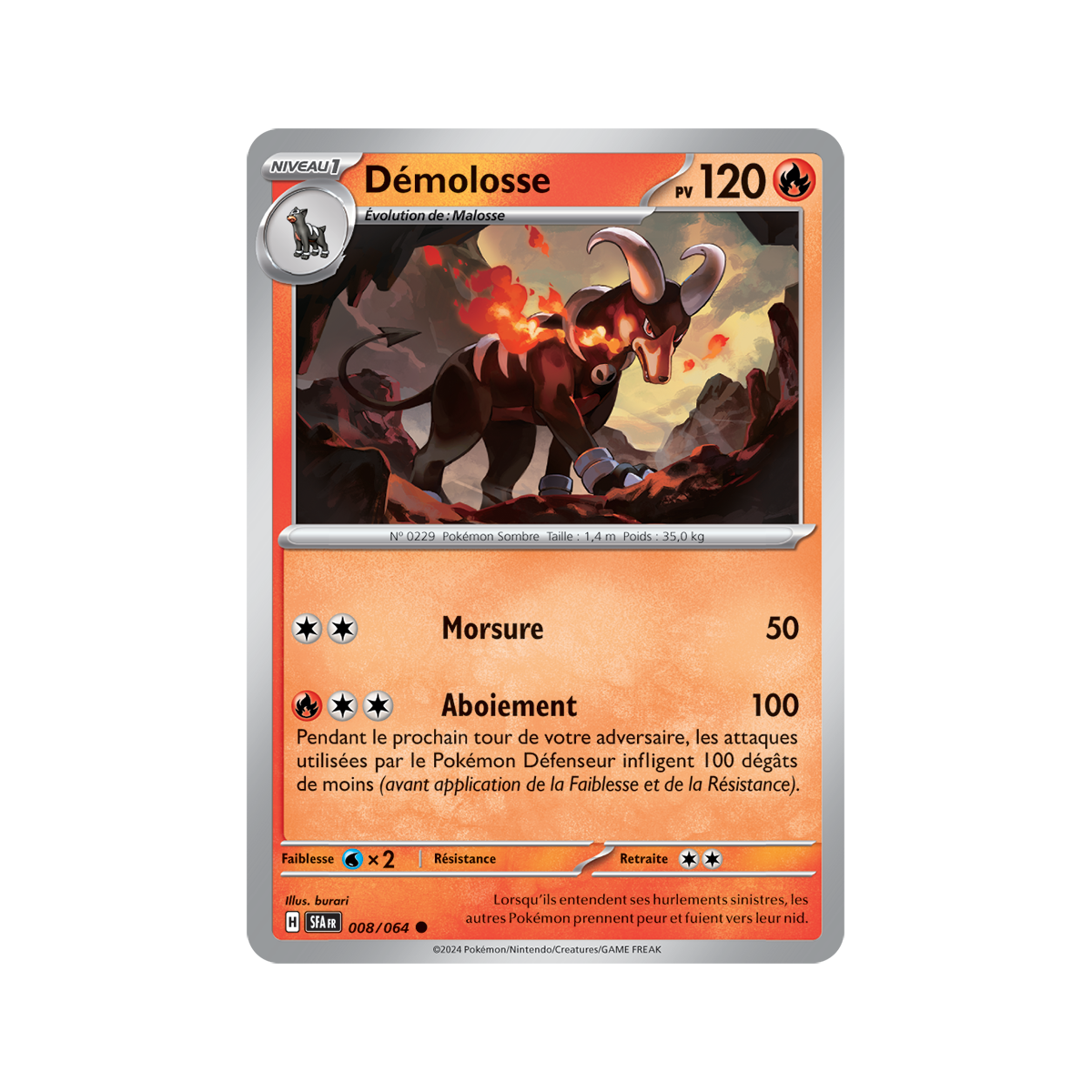 Demolosse - Common 8/64 - Scarlet and Purple Nebula Fable