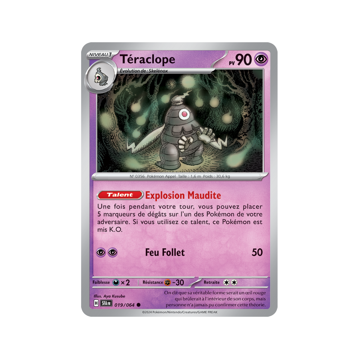 Teraclope - Common 19/64 - Scarlet and Purple Nebula Fable