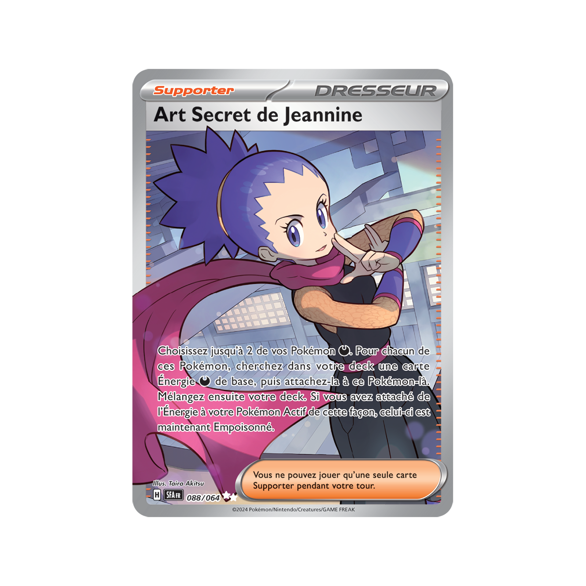 Jeannine's Secret Art - Full Art Ultra Rare 88/64 - Scarlet and Purple Nebula Fable