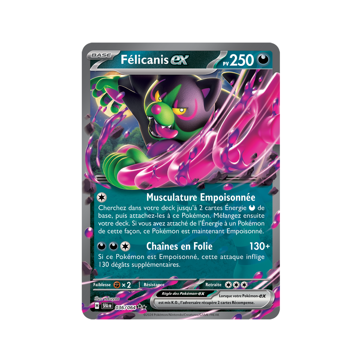 Felicanis EX - Double Rare 36/64 - Scarlet and Purple Fable Nebula