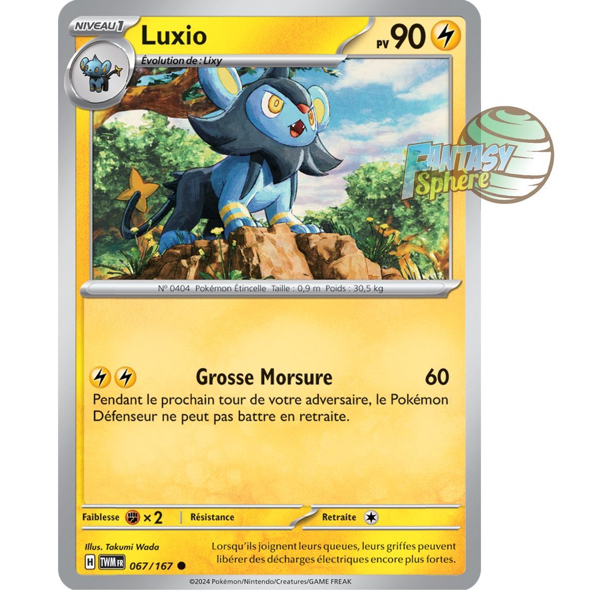 Luxio - Reverse 67/167 - Scarlet and Twilight Masquerade Violet