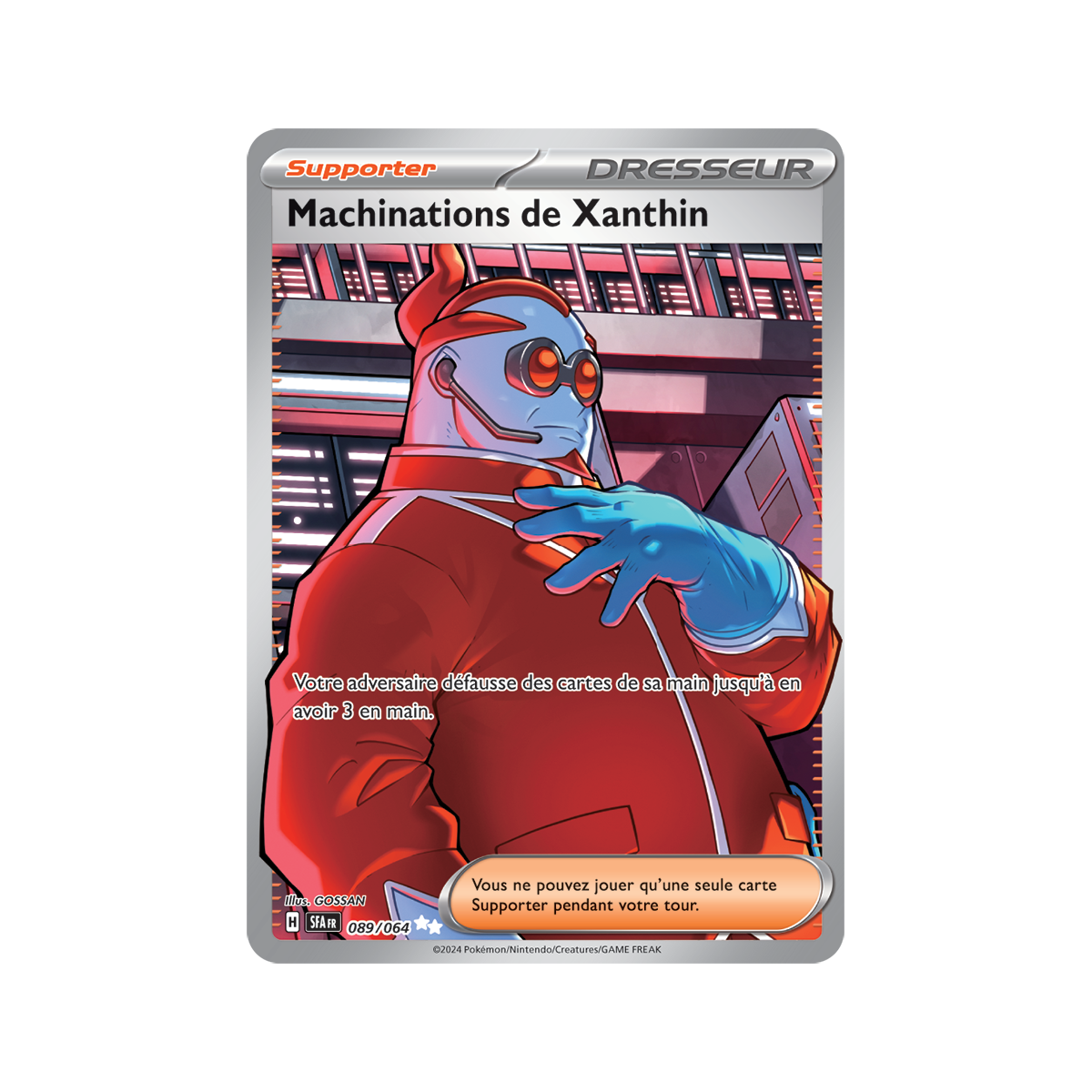 Machinations of Xanthin - Full Art Ultra Rare 89/64 - Scarlet and Violet Nebula Fable