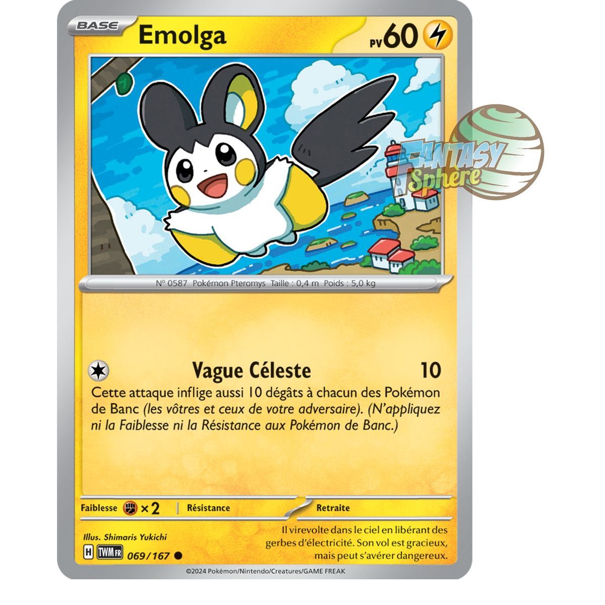 Emolga - Commune 69/167 - Scarlet and Violet Twilight Masquerade