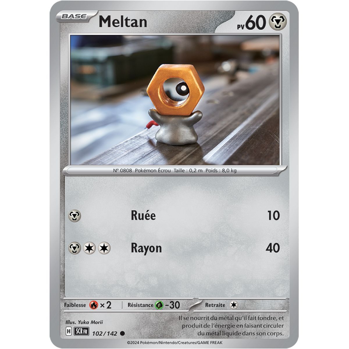 Meltan - Common 102/142 - Scarlet and Violet Star Crown