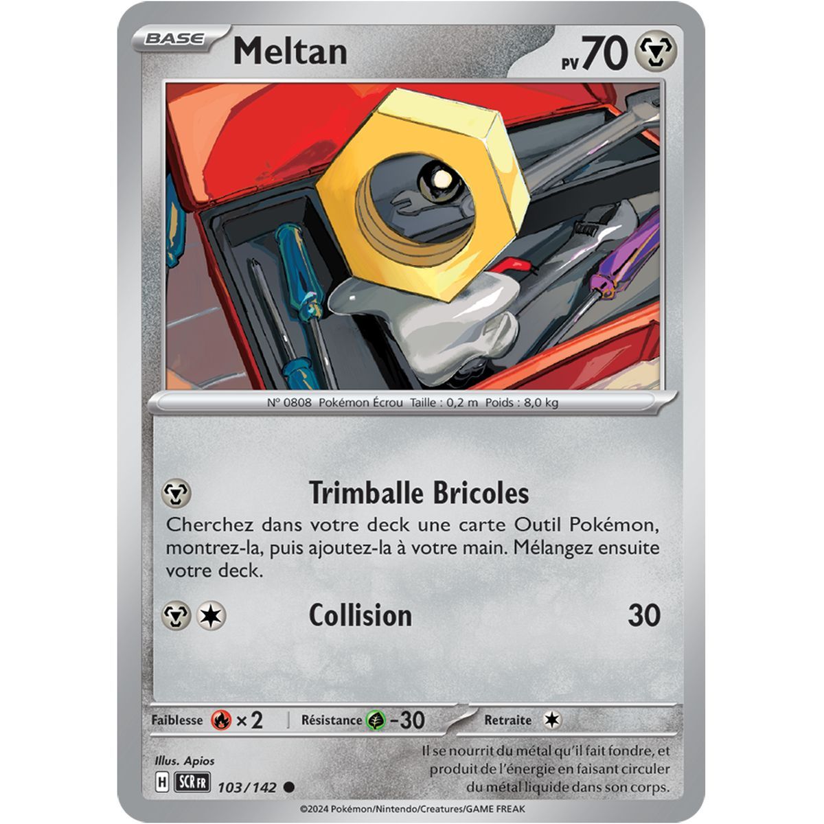 Meltan - Common 103/142 - Scarlet and Violet Star Crown