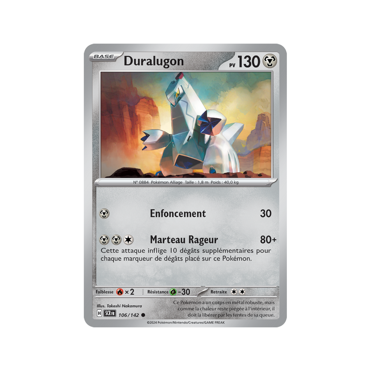 Duralugon - Reverse 106/142 - Scarlet and Violet Star Crown