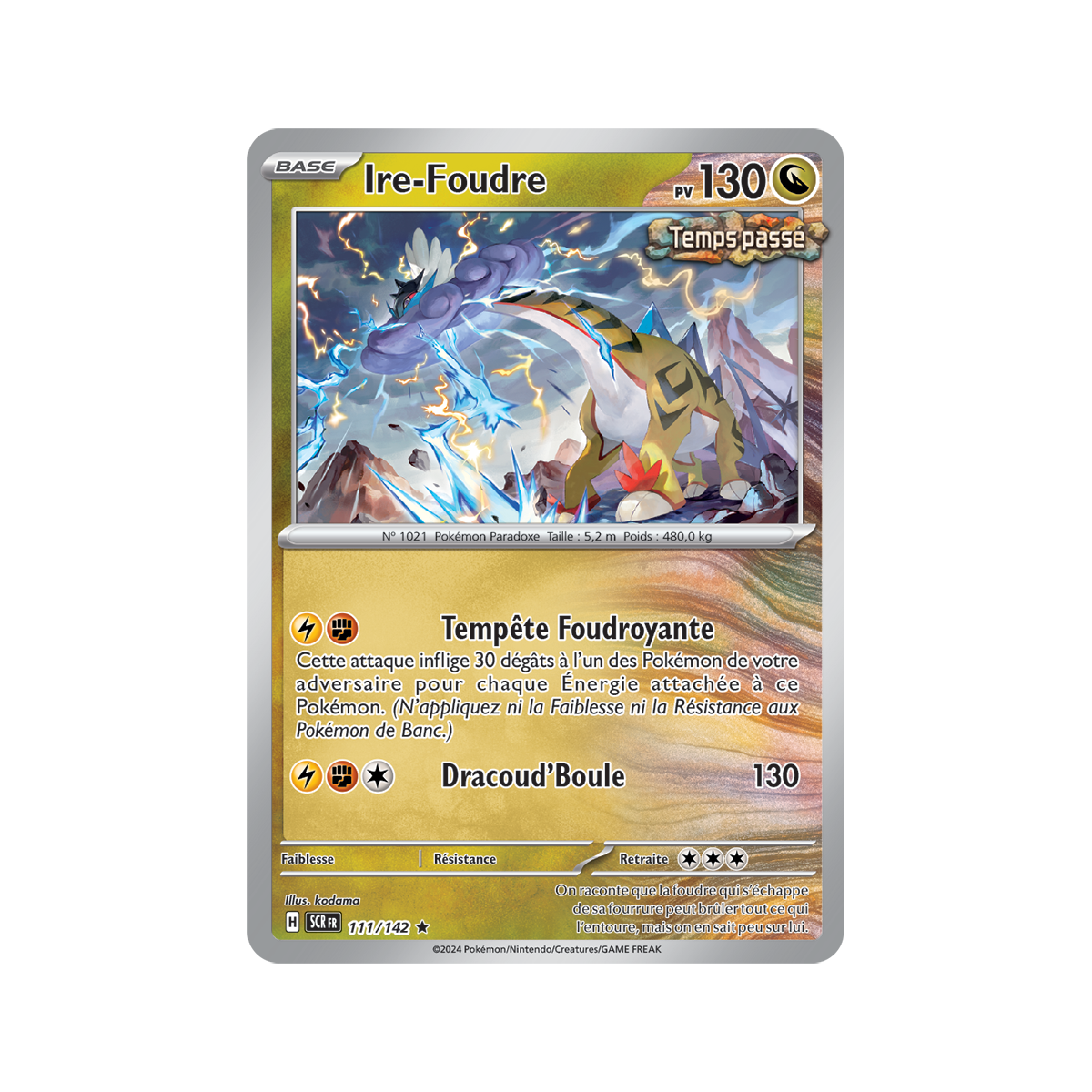 Ire-Foudre - Holo Rare 111/142 - Scarlet and Violet Star Crown