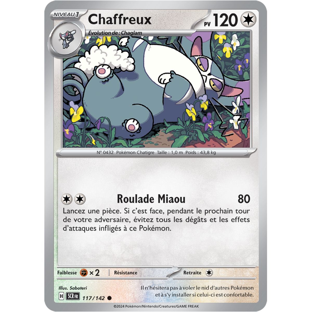 Chaffreux - Common 117/142 - Scarlet and Violet Star Crown