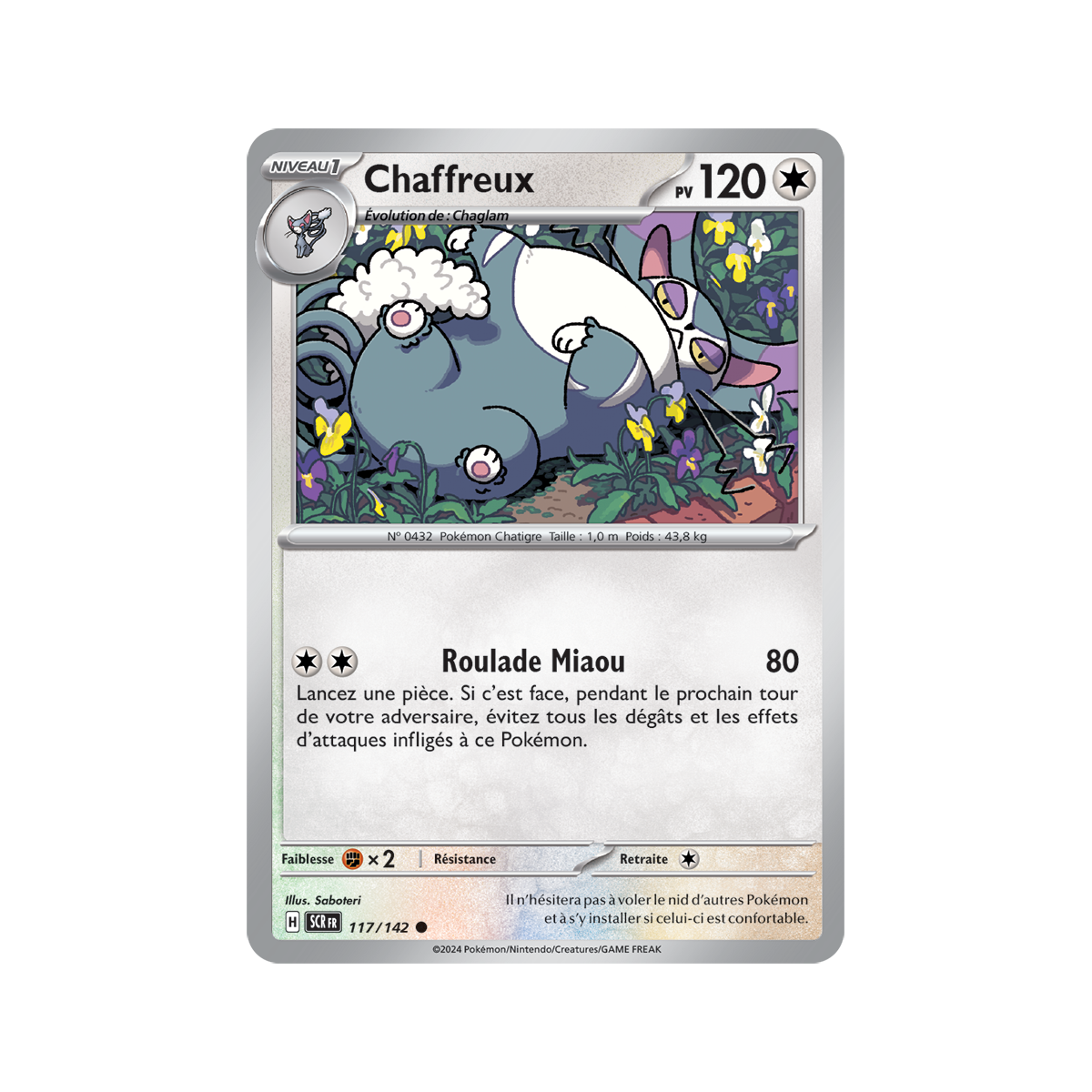 Chaffreux - Reverse 117/142 - Scarlet and Violet Star Crown