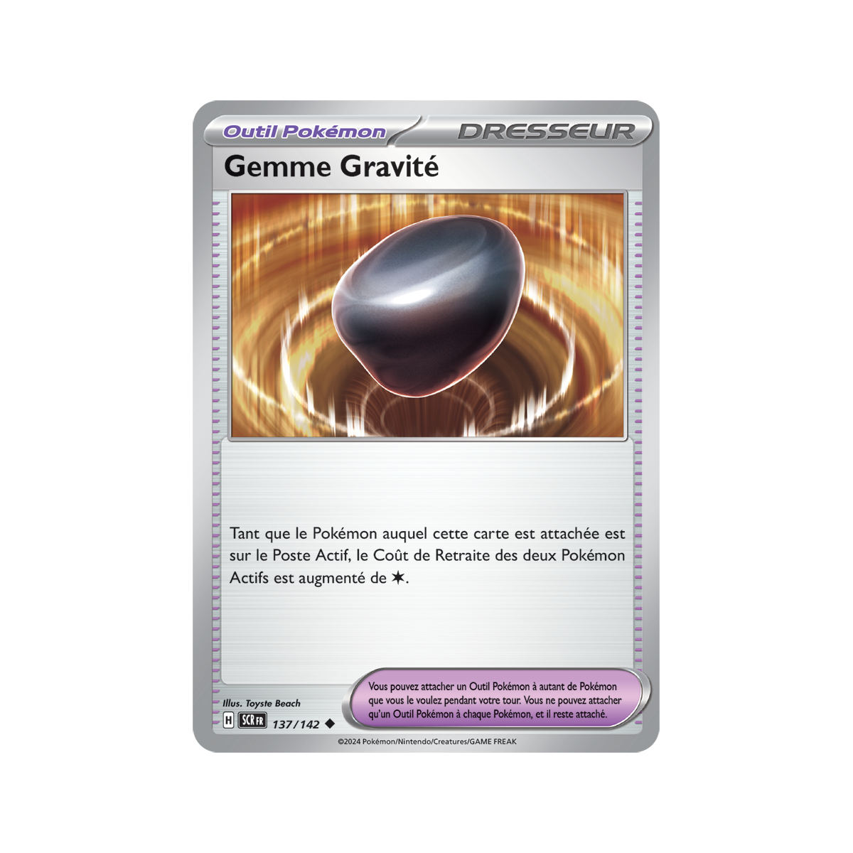 Gravity Gem - Reverse 137/142 - Scarlet and Violet Star Crown