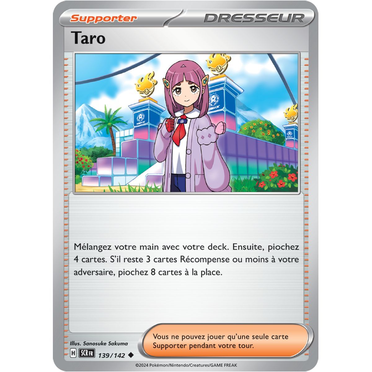 Taro - Uncommon 139/142 - Scarlet and Violet Star Crown