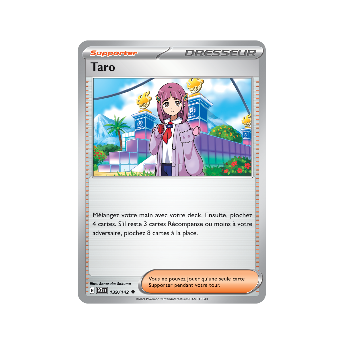 Taro - Reverse 139/142 - Scarlet and Violet Star Crown