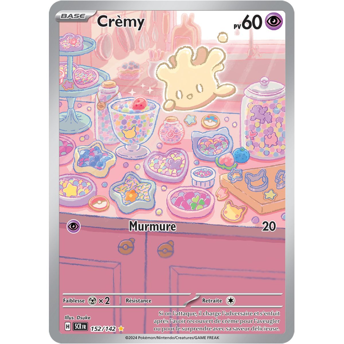 Crèmy - Rare Illustration 152/142 - Scarlet and Violet Star Crown