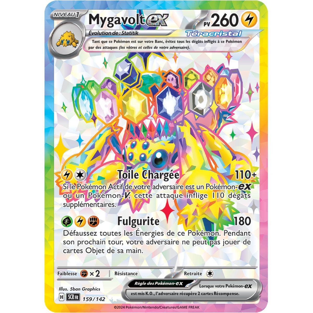 Item Mygavolt EX - Ultra Rare 159/142 - Scarlet and Violet Star Crown