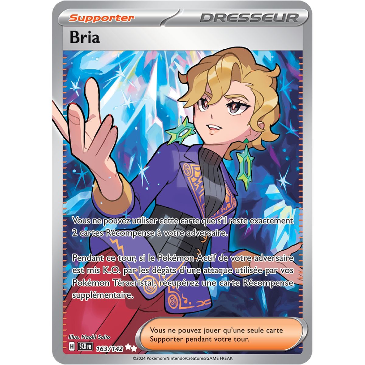 Item Bria - Ultra Rare 163/142 - Scarlet and Violet Star Crown