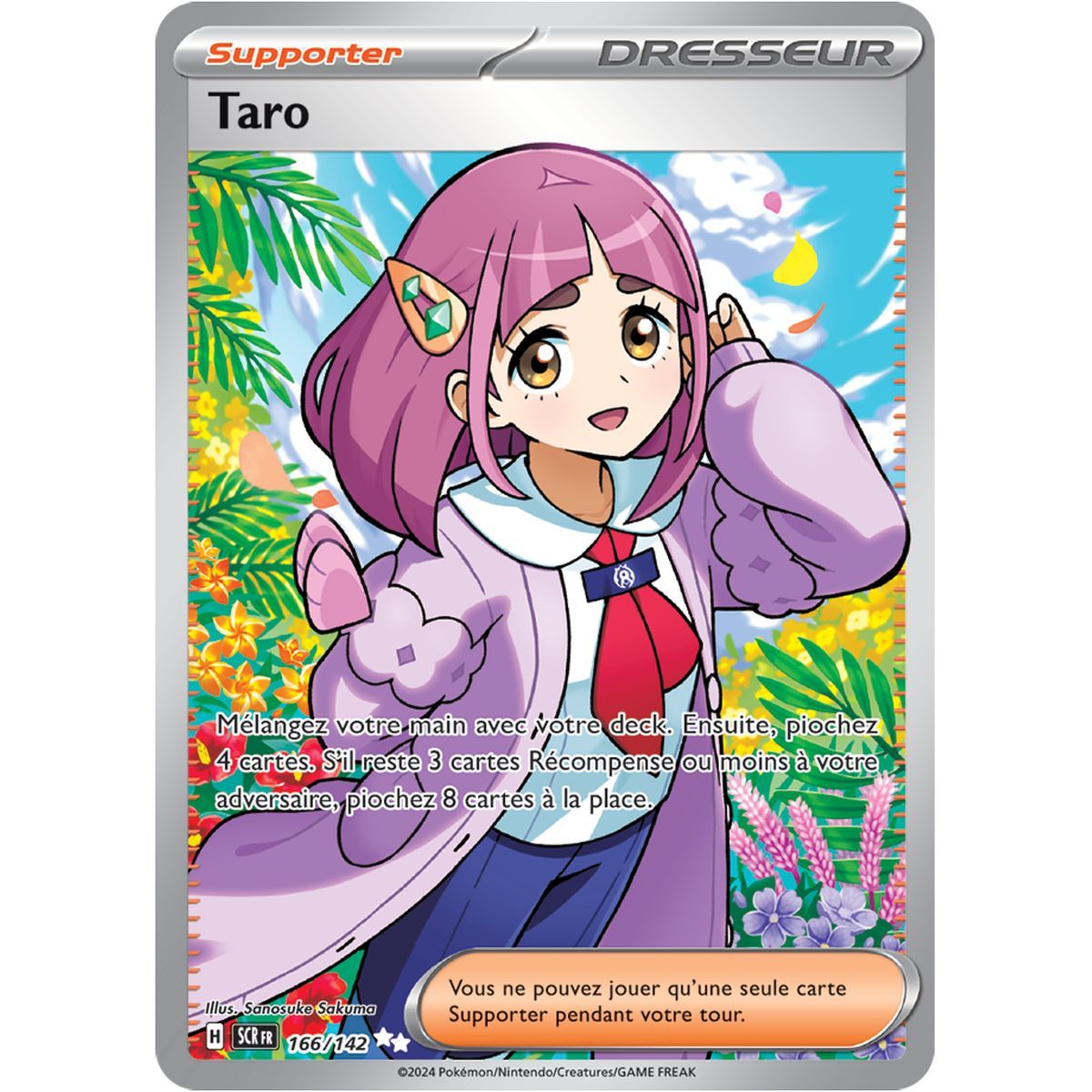 Taro - Ultra Rare 166/142 - Scarlet and Violet Star Crown